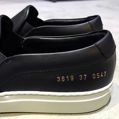 現貨【COMMON PROJECTS】SLIP ON 皮革懶人鞋女款黑白配色基本款*50%OFF