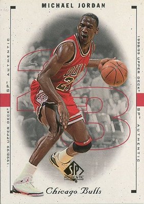飛人 Michael Jordan 1998-99 SP Authentic #1 球卡
