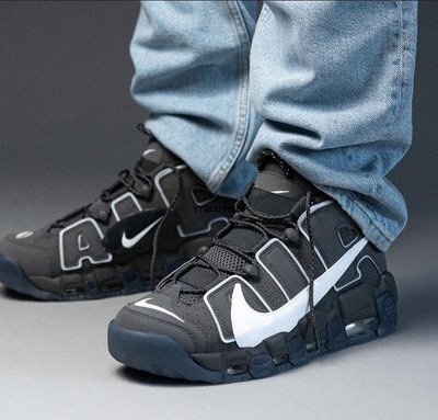 NIKE AIR MORE UPTEMPO '96 男鞋 慢跑鞋款 藍灰黑 DQ5014-068 大AIR 籃球