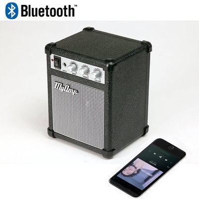 最新[藍牙版BlueTooth]無線迷你搖滾音箱造型 藍芽BT/AUX兩用 音箱喇叭 (marshall,boss)