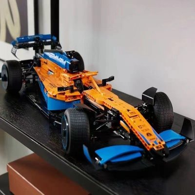 兼容樂高42141邁凱倫F1方程式賽車拼裝積木玩具男孩跑車巨大型車