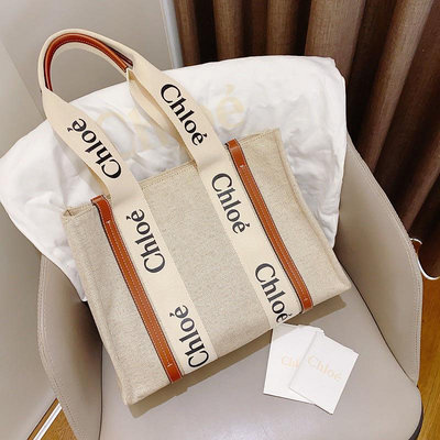 Chloe Woody Medium Tote Bag 中型焦糖色托特包