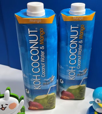 KOH COCONUT(酷椰嶼)椰子芒果汁 1 L /瓶 x 2 瓶(A-019) 超取限購4瓶