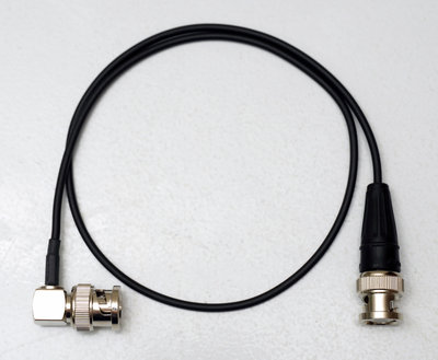 全新訂製 高品質 RG-174 50Ω 直頭-彎頭  BNC 銅鍍錫屏蔽同軸纜線 RF訊號線 SDI傳輸線 1米以內