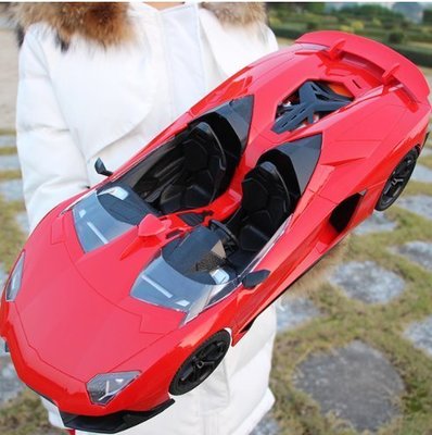 超大型48CM遙控車[1:8]充電動漂移賽車方向盤遙控汽車模型兒童玩具男孩禮物[敞篷車]