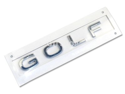 VW 原廠 Golf 8 GOLF 後標誌