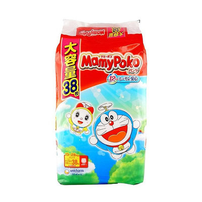 超取一單最多2包 日本境內 Mamypoko 滿意寶寶 哆啦A夢 小叮噹 褲型 拉拉褲 尿布