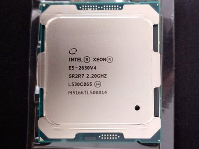 【含稅】Intel Xeon E5-2630 V4 2.2G QK3G 10核20線 85W ES不顯CPU 一年保