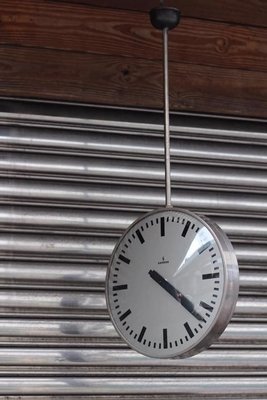 1950s 德國 Siemens 西門子 車站 時鐘 電鐘 雙面鐘 雙面時鐘 sold
