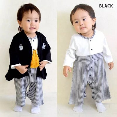 寶寶造型服~男童日式和服連身衣（2件式）╭。☆║團拍║攝影║嬰兒寫真║☆。╮