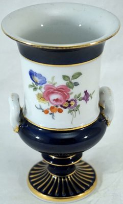 Meissen德國麥森金管藍鈷彩花瓶