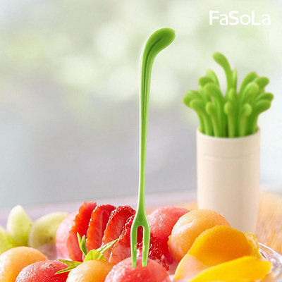 FaSoLa 創意蘿蔔造型水果叉  公司貨 蘿蔔叉子 甜點叉 水果叉 造型水果叉 小叉子 蛋糕叉
