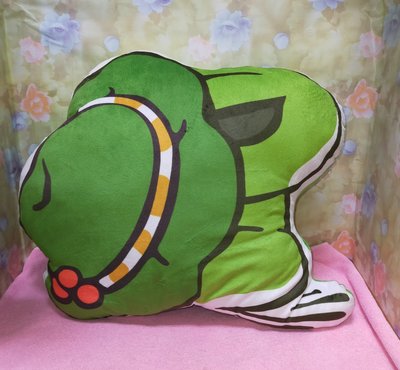 日本 最夯手遊 旅行青蛙 青蛙 戴帽 抱枕 造型抱枕 午睡枕 靠腰枕 靠背枕頭
