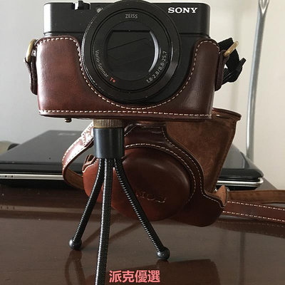 精品索尼黑卡RX100M6相機包DSC-RX100 M2 M3 M4 M5A M7相機皮套殼復古