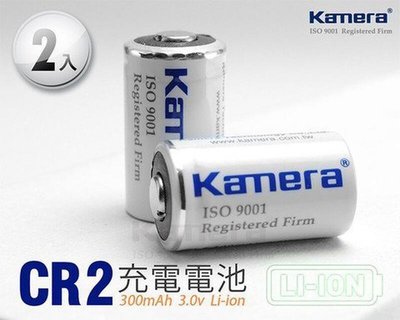 【中壢NOVA-水世界】Kamera CR2 充電電池 2顆入 富士拍立得 SP1 mini25 mini50s