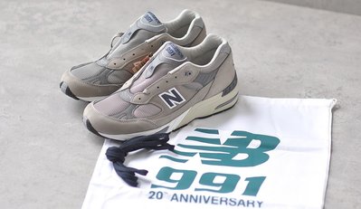 @ A - li 269 New Balance M991ANI 英製 20周年限定 元祖灰配色 麂皮復古跑鞋