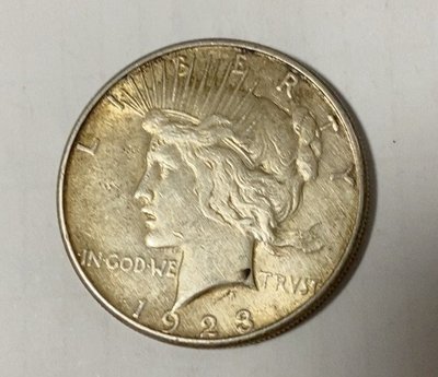 美國和平女神銀幣1923年 紀念幣 評級幣 pcgs評級幣 國外錢幣