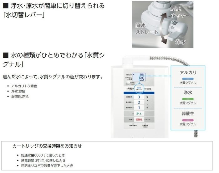 驚安店 Panasonic 國際牌 Tk As30 還元水素水生成器淨水器18全新上市 Yahoo奇摩拍賣