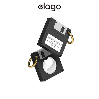 [elago] Apple AirTag Floppy Disk 軟盤 保護殼 (附鑰匙扣)