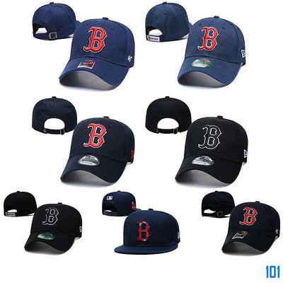 街頭集市MLB棒球帽 Boston Red Sox 波士頓紅襪 男女通用 可調整彎簷帽 嘻哈帽 遮陽帽 戶外 運動帽 時尚帽子