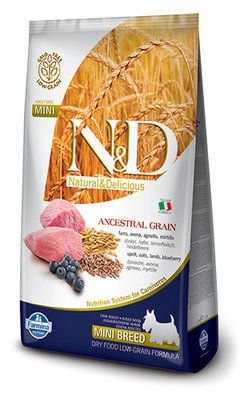 義大利 法米納FARMINA 天然低穀 成犬-羊肉藍莓-小顆粒(2.5KG) LD-3 狗飼料 狗乾糧