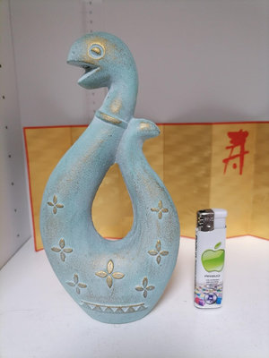 日本 生肖 蛇日本 鐵器 渡邊環水作品 蛇很卡通