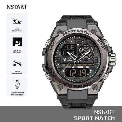 Ga Watch NSTART Shock PROOF GST8600 GST 8600 運動數字男士手錶