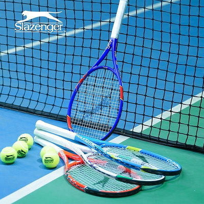新款特惠*slazenger史萊辛格大滿貫系列網球拍碳素復合大學生網球拍2023新-阿英特價