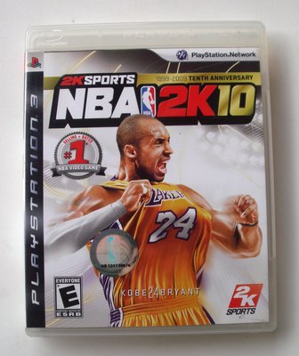 PS3 NBA2K10 英文版 Kobe bryant 科比