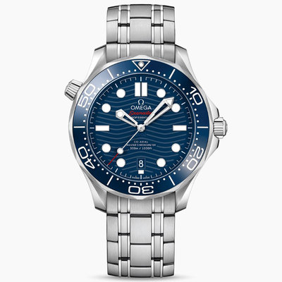 OMEGA 210.30.42.20.03.001歐米茄 手錶 42mm 海馬300  藍面盤 陶瓷圈 鋼錶帶