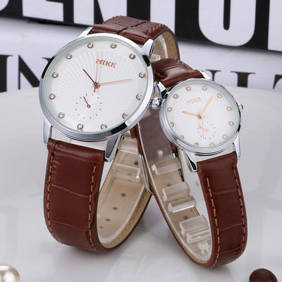 熱銷 香港Mike米可時尚簡約男士腕錶防水皮帶手錶腕錶864 WG047