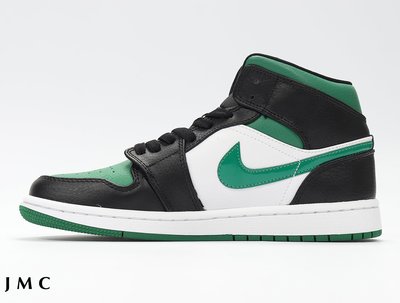 NIKE AIR JORDAN 1 MID“PINE GREEN”黑綠 籃球鞋 男女鞋 554724-067
