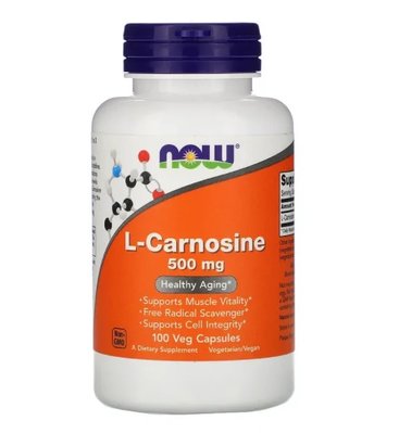 現貨Now Foods L-Carnosine諾奧左旋肌肽 500mg100粒