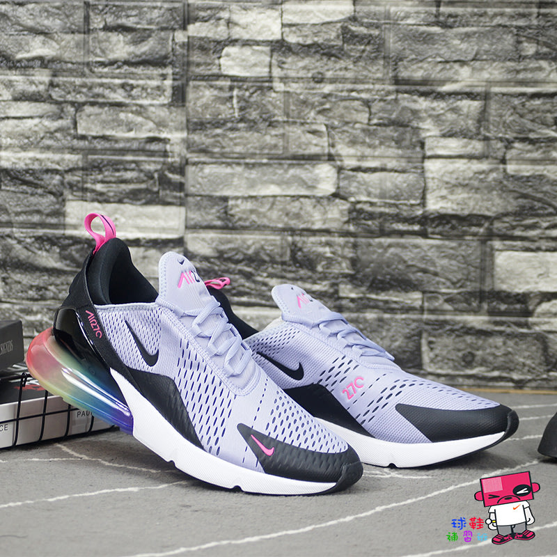 球鞋補習班NIKE AIR MAX 270 BETRUE 紫彩紅慢跑氣墊性別平權絕版限量