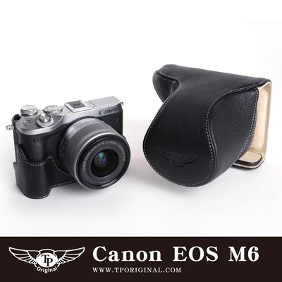 小馨小舖【TP Canon  EOS M6 EOSM6真皮相機皮套 】相機包 皮套