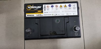 (二手中古電池) ALPLINE 80D26L-SMF 免保養汽車電池 數值漂亮，品項優