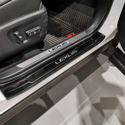 威德汽車精品 LEXUS 18-20 NX200 NX300 專用 迎賓 門檻 踏板 黑鈦樣式 白鐵不鏽鋼 NX