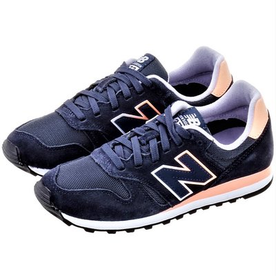 【AYW】NEW BALANCE NB 373 麂皮 網布 深藍 粉橘 復古 經典 休閒鞋 運動鞋 慢跑鞋 跑步鞋