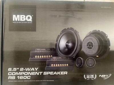 試用價頂級德國正品MBQ  RS160C 6.5吋分音喇叭