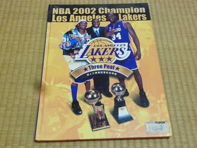 【阿公書房】E5體育運動~NBA 2002 Champion Los Anqeles Lakers湖人三連霸冠軍紀念特輯