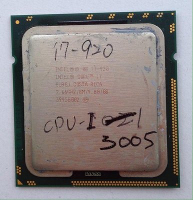 【冠丞3C】intel i7-920 1366腳位 CPU 處理器 CPU-I3005