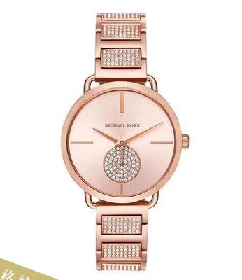 雅格時尚精品代購Michael Kors腕錶 MK手錶 MK3853 美式優雅小秒針晶鑽腕錶流行手錶 腕錶 美國代購