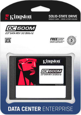 金士頓 伺服器專用 固態硬碟 SEDC600M (Mixed-Use) 2.5” eSATA SSD 1920G 2T