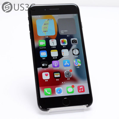 【US3C-台南店】【一元起標】台灣公司貨 Apple iPhone 7 Plus 128G 5.5吋 曜石黑 RetinaHD顯示 IP67防水防塵 二手手機