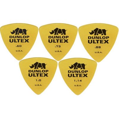 【硬地搖滾】全館$399免運！電貝斯專用/木吉他刷扣專用Dunlop Ultex Triangle Pick 彈片