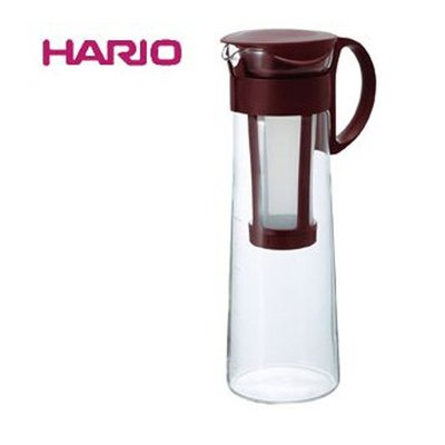 【HARIO】MCPN-14 咖啡沖泡壺（咖啡色） -8杯1000cc 咖啡壺 茶壺 玻璃壺 熱水壺 濾網 刻度 耐熱