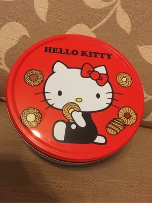 《瓶子控》二手 Hello kitty 餅乾禮盒空盒 空盒/鐵盒 置物盒 包裝盒