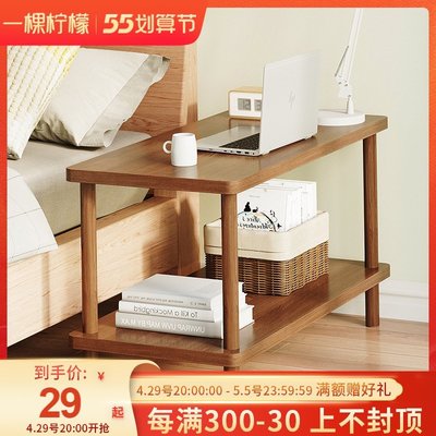 熱銷 床頭柜窄床邊桌小柜子臥室邊幾簡約現代床頭桌簡易小型床頭置物架精品