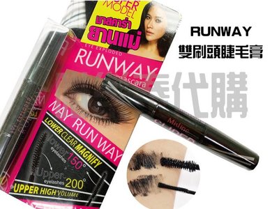 【泰國商品現貨預購】Mistine Super Model Runway雙頭睫毛膏 4D升級版