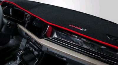 【小韻車材】新款 福斯 PASSAT 避光墊 汽車 運動風 跑車風 賽車風 黑紅配色 隔熱墊